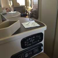 Etihad business class to MAN