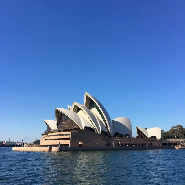 在渡輪上欣賞悉尼歌劇院的美景