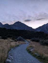A sunrise in Mt Cook