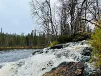 芬蘭🇫🇮景點-Äkäslinkka Waterfall