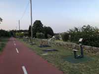 Great view of Viseu, Ecopista do Dao walks 