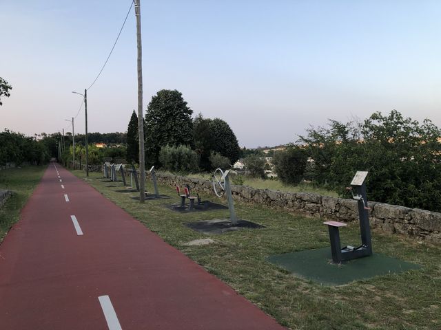 Great view of Viseu, Ecopista do Dao walks 