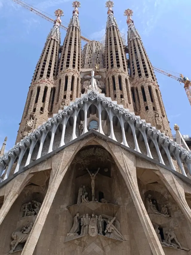 La Sagrada Familia in progress 