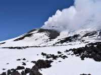 On the peak of Etna