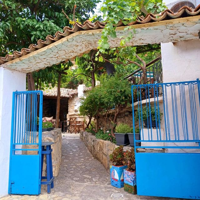 A Charming Cobbled Town in Greece