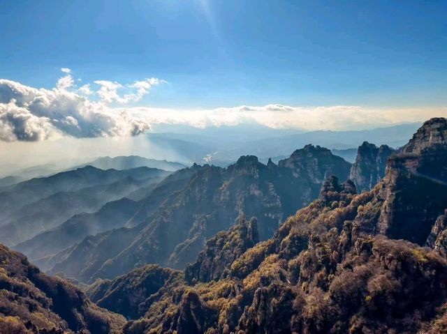 Autumn Majesty at Mount Wutai 🍂🏔️