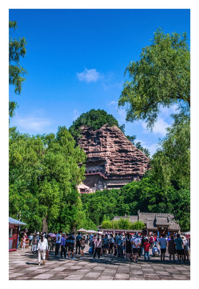 甘肅天水麥積山石窟