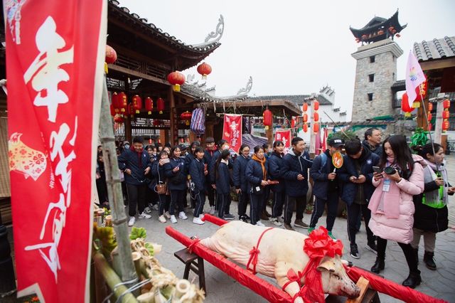 打年貨，殺年豬，吃美食，看美景！黃陂錦裡溝，新年有模有樣！