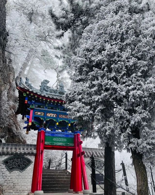 有些風景，在崆峒山只有冬天才能看到