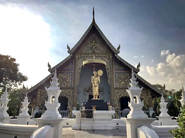 The temple houses the Buddha's relics