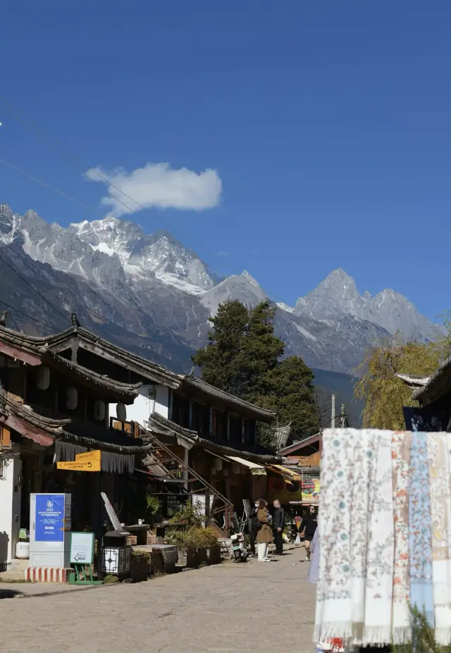 人生のアドバイス！丽江に行ったら、この雪山の下の古い町を訪れてから帰りましょう