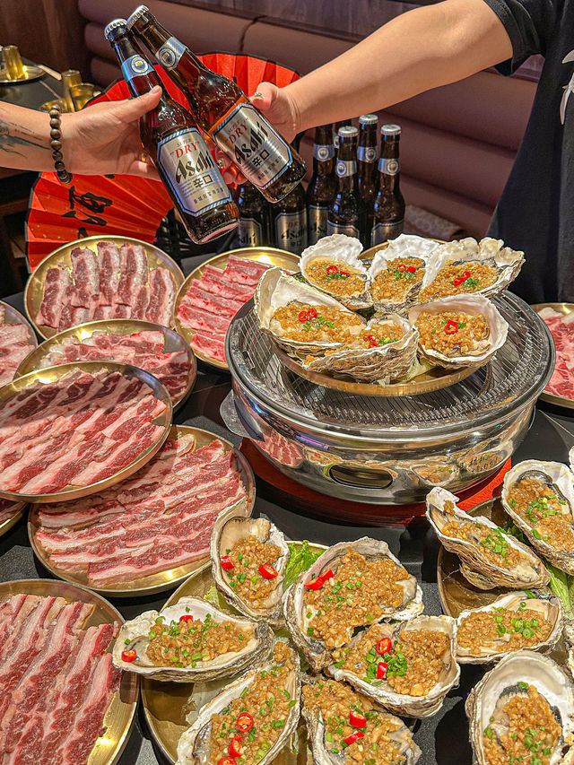 哇哇哇～現在在蘭州烤肉都這樣吃了嗎？。