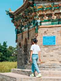 山西真厲害，田裡竟能長出國寶琉璃塔。