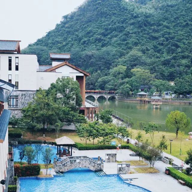 世外桃源泡溫泉|||清遠英德寶晶宮天鵝湖溫泉酒店