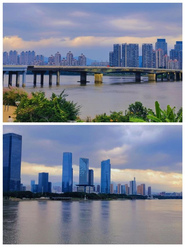 閩江公園休閒的好地方啊走一走開心