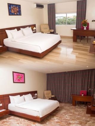 Hotel du Golfe is a must-stay hotel in Lomé, offering a luxurious and cozy experience.