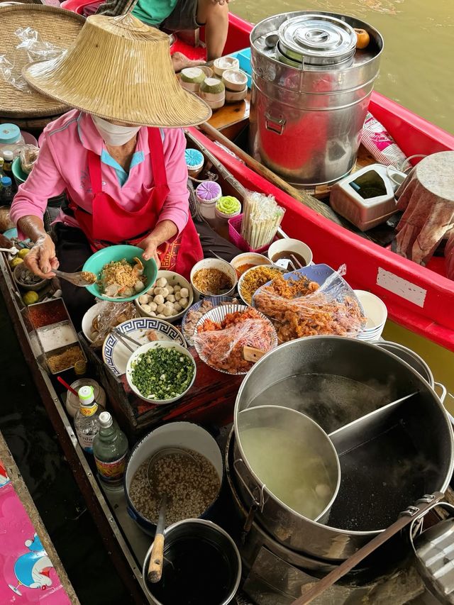 丹嫩沙多水上市場滿滿的煙火氣
