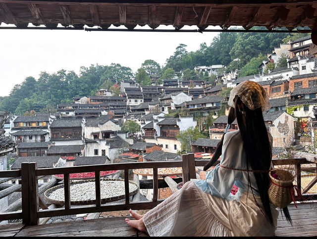 曬秋喇嚟婺源做一日種田文女主
