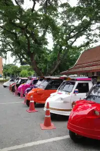 在曼谷百年車站搭火車去大城府~