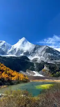 冬季川西四姑娘山稻城亞丁