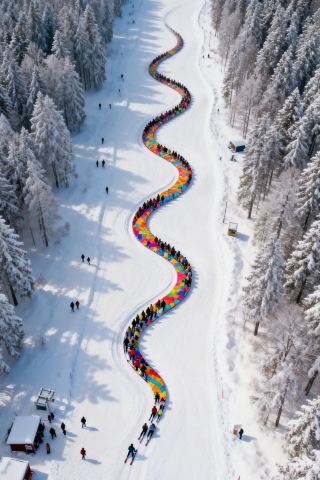 ความสุขที่มีเฉพาะในฤดูหนาว! ฉันกลายเป็น "งู" ตัวจริงที่ยู่หลงซี