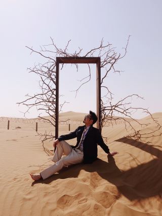 중웨이 여행의 새로운 랜드마크: 사막 미술관