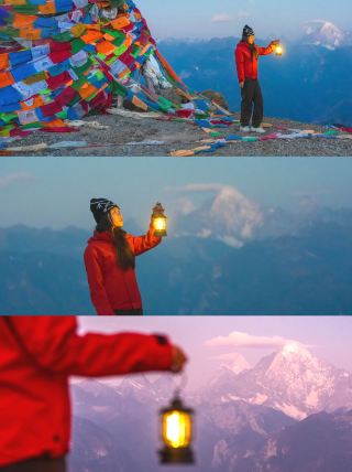 Hidden Gem in Western Sichuan｜The Golden Sunrise on the Three Sacred Mountains of Yading is Stunning
