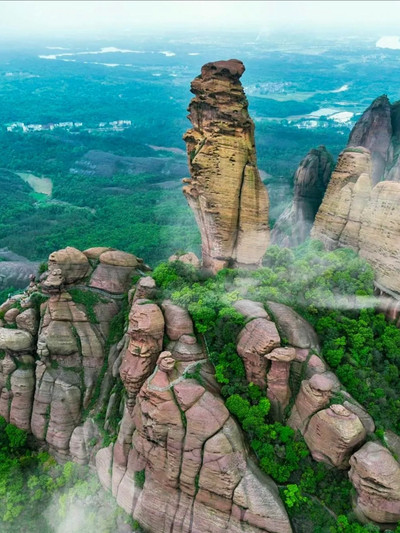 Turtle Peak on the river is truly one of a kind! A hidden Danxia