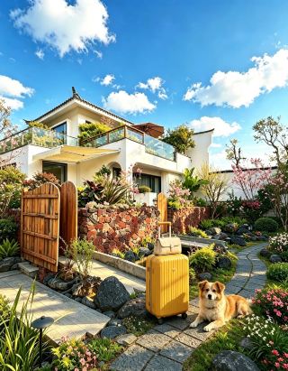 A charming mountain view guesthouse