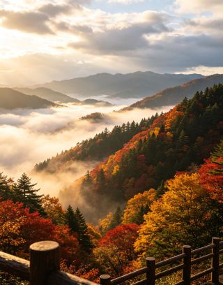 川北의 비경, 광무산에서 가을 단풍과의 약속을 만나다