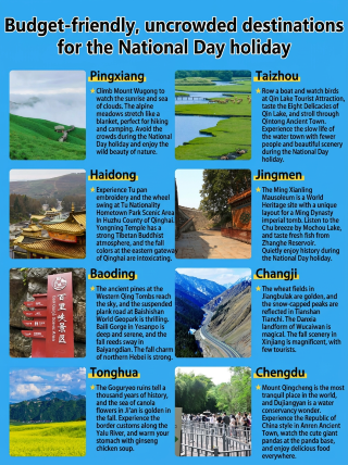 Eight places to visit during the National Day holiday in reverse: less crowded and cheaper; I regret not going sooner.