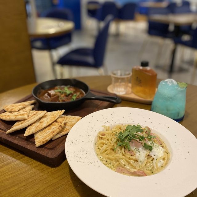 親子友善💙靚靚藍白色希臘風情打卡cafe