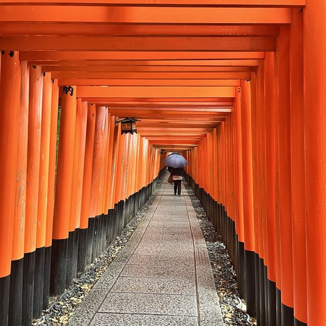 Mysterious Fushimi Shrine Inari shrine.