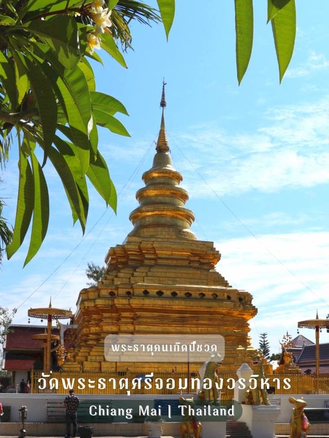วัดพระธาตุศรีจอมทองวรวิหาร พระธาตุประจำปีชวด