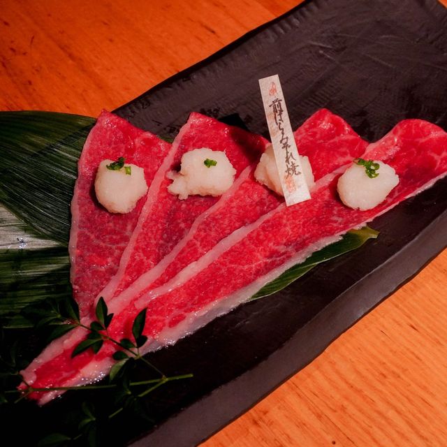 【在個室用餐的高質炭火熟成燒肉專門店】