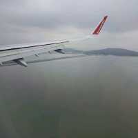 ✈️搭飛機去首爾啦😆食飛機餐🍴欣賞高空風景😍