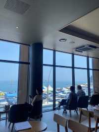 오션뷰를 바라볼 수 있는 스타벅스 울산주전비치점🏖️