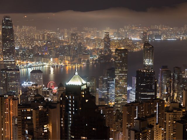 The Peak: A Nighttime Delight in Hong Kong