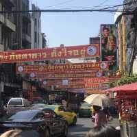 Special decorations and food for CNY in Bangkok