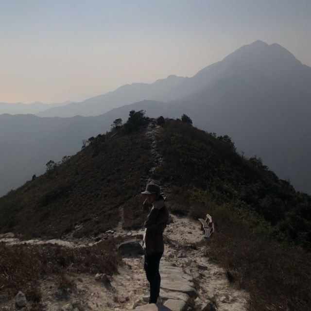 Hiking in Sunset Peak 