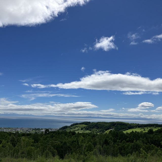 洞爺湖西山麓看大自然力量