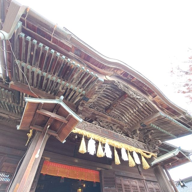 【見どころ】　紅葉が美しい映える神社