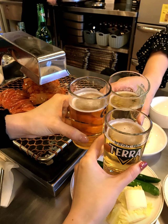 韓国/ソウル【新沙】ソウルで人気のホルモンチェーン店✨