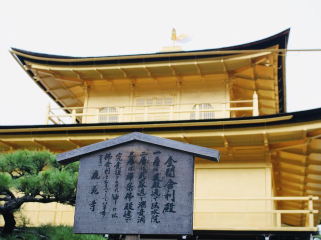 The Golden Pavilion in Kyoto