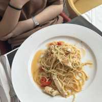 Envi Skydining with the Skyline of KLCC