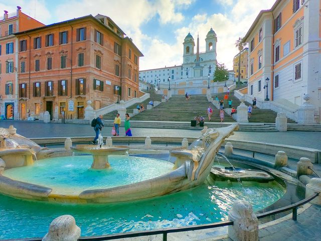ローマ観光　歩いて回れるオススメモデルコース　トレビの泉　スペイン広場　フォロ・ロマーノ