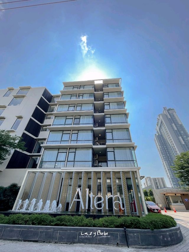Altera ที่พักพัทยากลาง ห้องกว้างถูกใจ 45 ตรม.