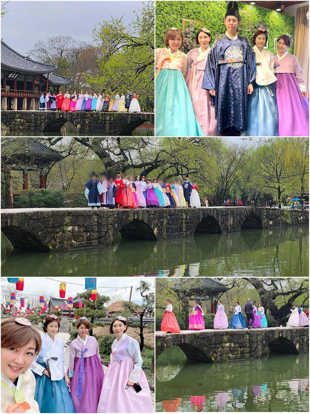 韓国・地方旅🇰🇷 「広寒楼苑」ロケ地で韓服体験♡