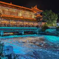 Nanqiao Bridge in Dujiangyan: A Magical Evening under the Blue Tears