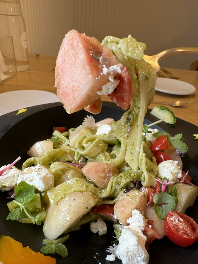 【福岡ランチ】見るだけで幸せになるパスタを食べてほしい🍑✨️
